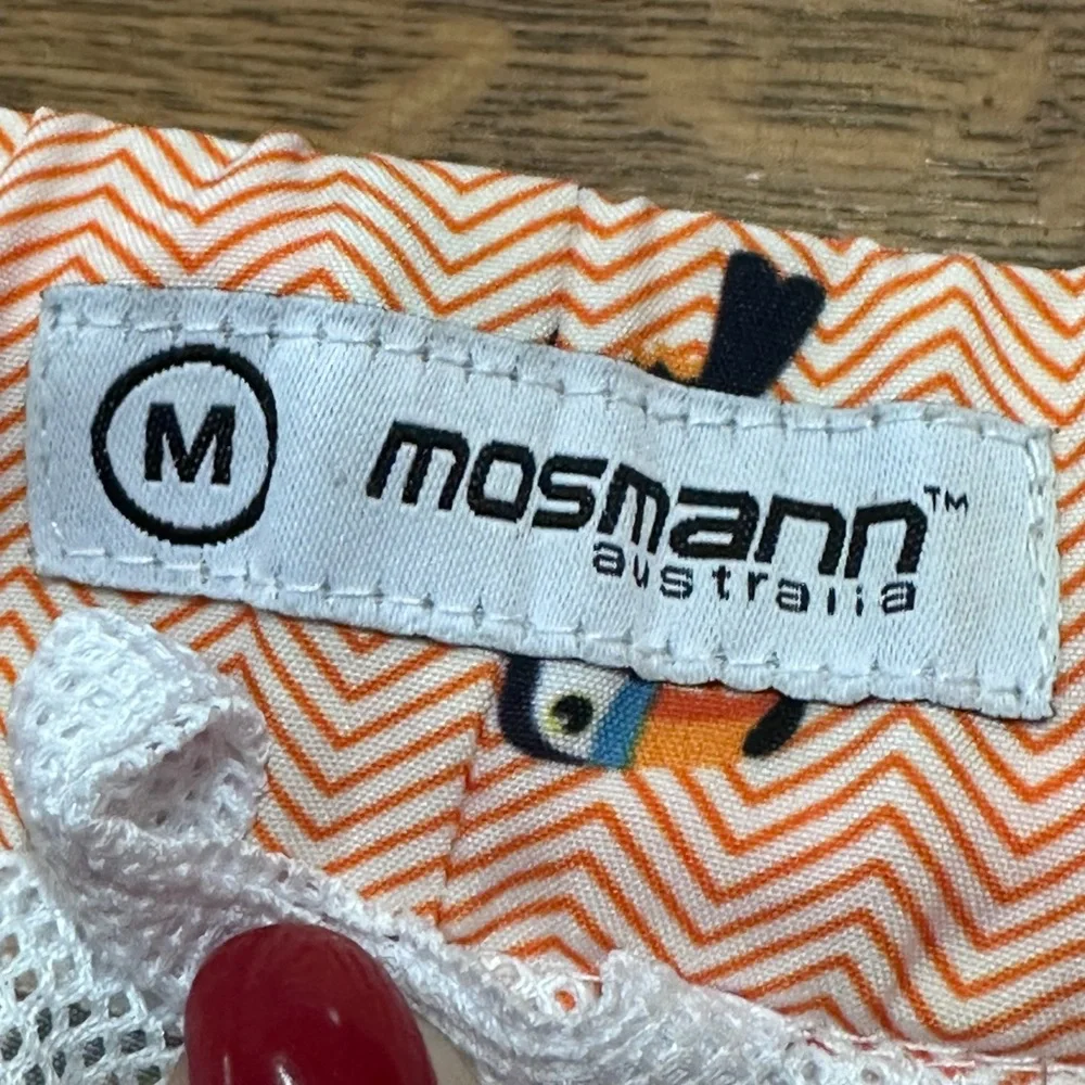 Mosmann Australia‎ Toucan print swim shorts sz medium(Z)